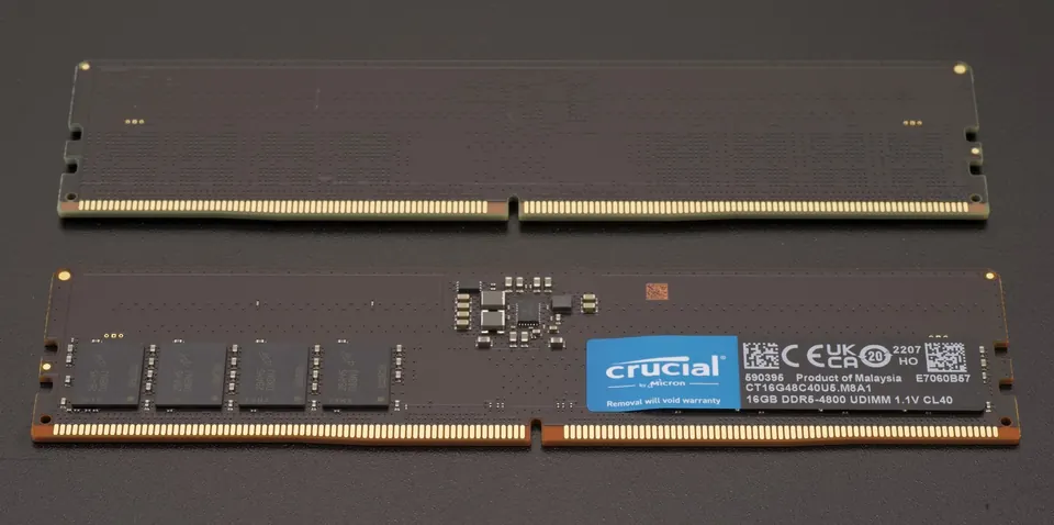 Reference photograph illustrating DDR5 Desktop Memory